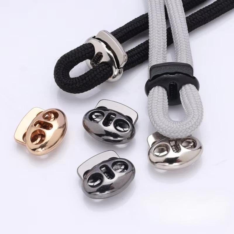 10 τεμ. Μεταλλικά Στοπ Κορδονιού Διάμετρος Οπής 4,5 χιλ. Χρήσιμα Μεταλλικά Στοπ Κορδονιού Αξεσουάρ Ρούχων DIY