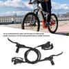 2pcs Electric Bike Hydraulic Disc Brakes 4 Piston Front Rear Oil Pressure Disc Brake Set for Modification