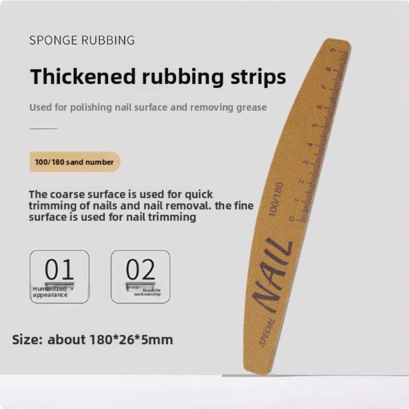 Nail Polish Remover Strips, Nail File Strips, Sponge Polishing Strips, Nail File Polishing Sandpaper 100/180