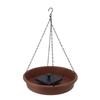 Bird Bath Fountain 1.4W Solar Powered Hanging Round Bird Bath Pump Bowl 6 Nozzle DIY Bird Bath Set