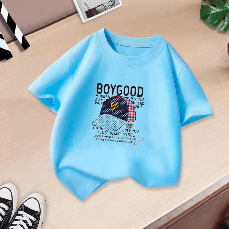 

Kid T Shirt Fashion Printed Children T-shirt Kids 100% Cotton Clothes Tshirt Tops Tee Boys Tee 2-13Y 4T(110cm)