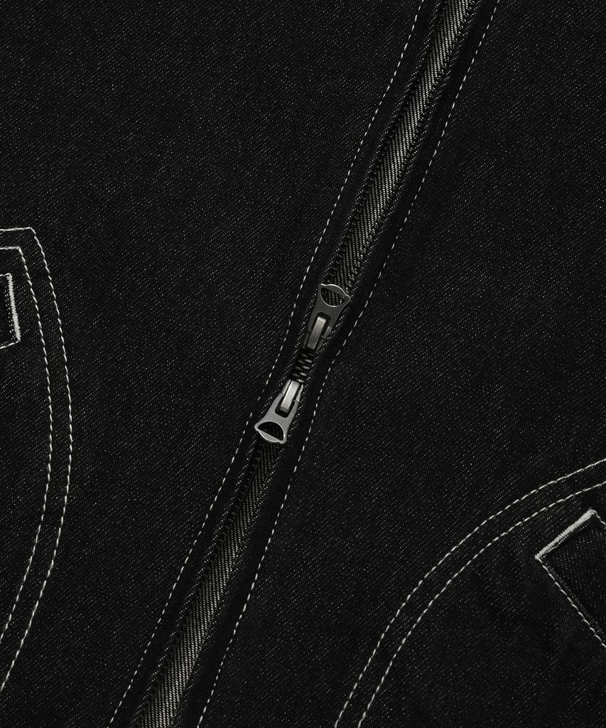 Wacky Willy [24Fw] Denim Trucker Jacket Black