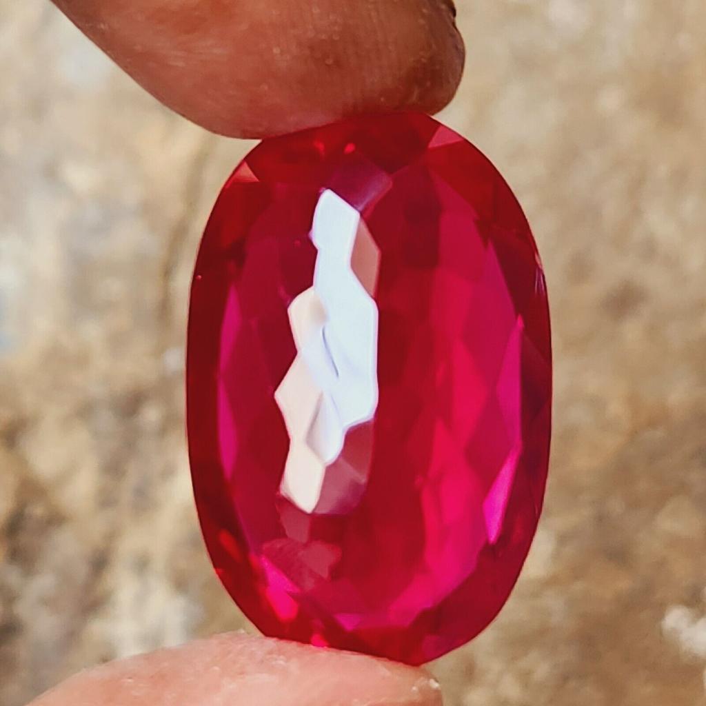 58 Cts Natural CERTIFIED Ruby Stunning Oval Shape Red Rare Loose Gemstone