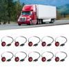 10pcs 3Celsius4in LED Side Marker Light Clearance Lamp with   Terminal 12V for Car Trailer Truck Yacht