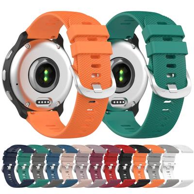 20mm 22mm Silicone Strap for Garmin/Vivoactive 5/Venu 3 Band Forerunner 165/265/255 Replacement Bracelet Sport Wristband Correa