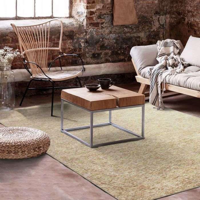 Vintage Textured Rug Sand 120x170