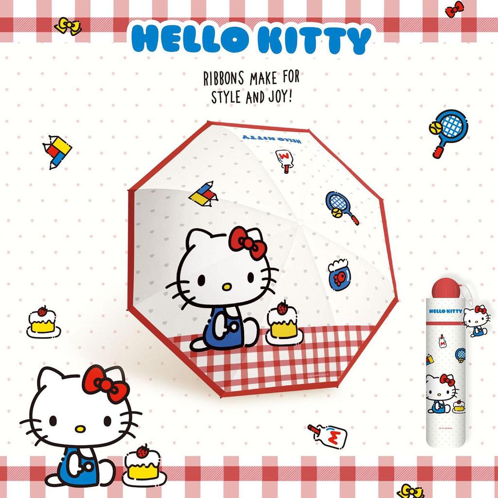 Sanrio Hello Kitty Umbrella - Cute Dual-Use for Sun and Rain, Ideal for Women and Students