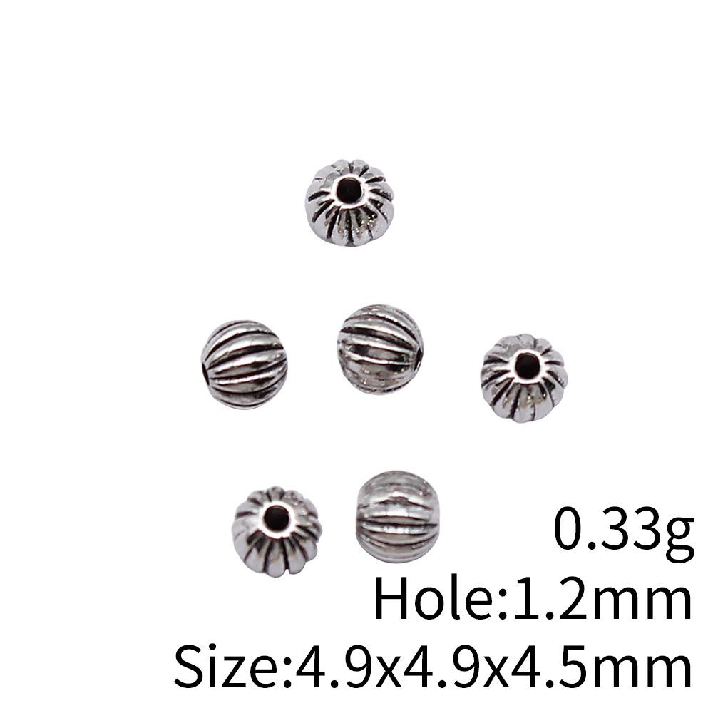 Small Hole Vintage Alloy Gear Spacer Beads Metal Loose Beads DIY Bracelet Necklace Jewelry Making Findings Accessories