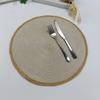 Anti-scald Woven Placemat Heat Insulation Solid Color Table Mat  Party Table Decoration