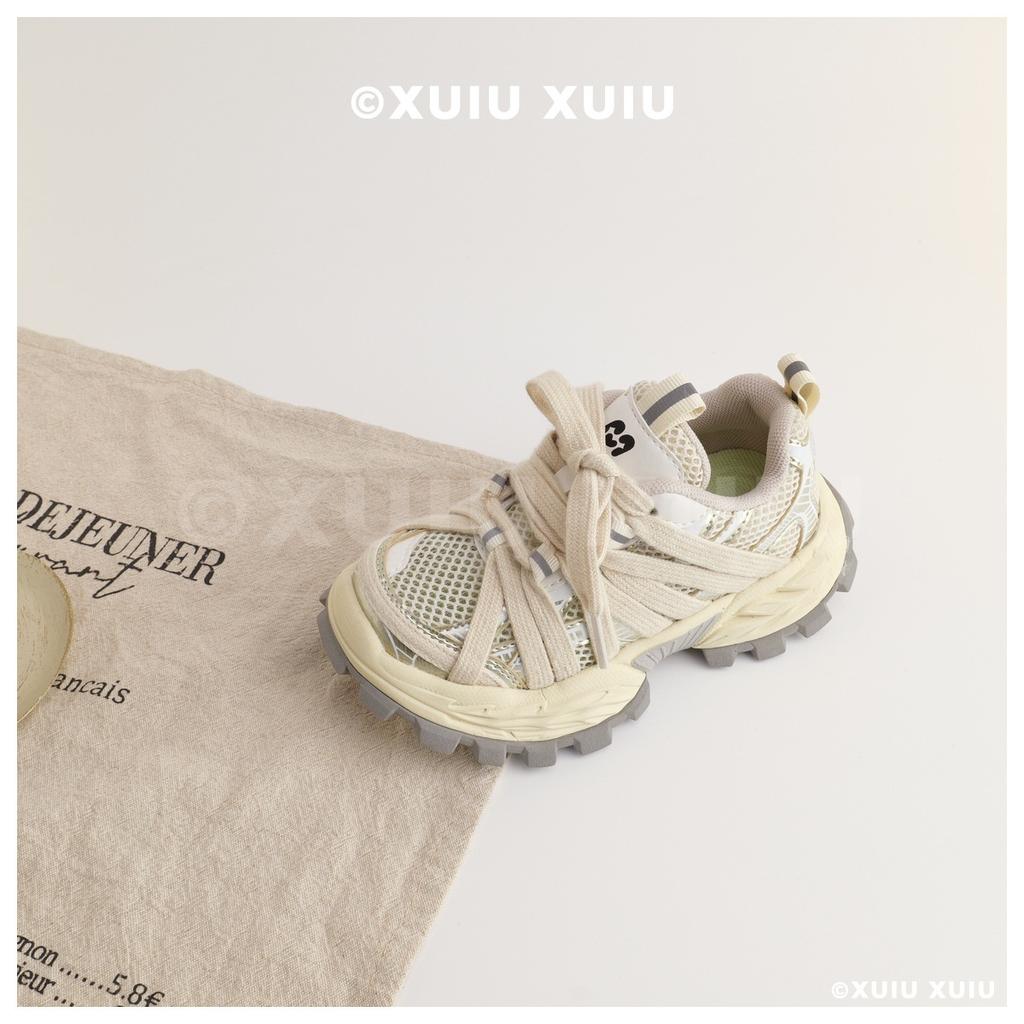 XSHX "Spider Single Web" Paris Dad Schuhe Kinder Frühling und Sommer Atmungsaktiv [Wenzhou Schuhe]