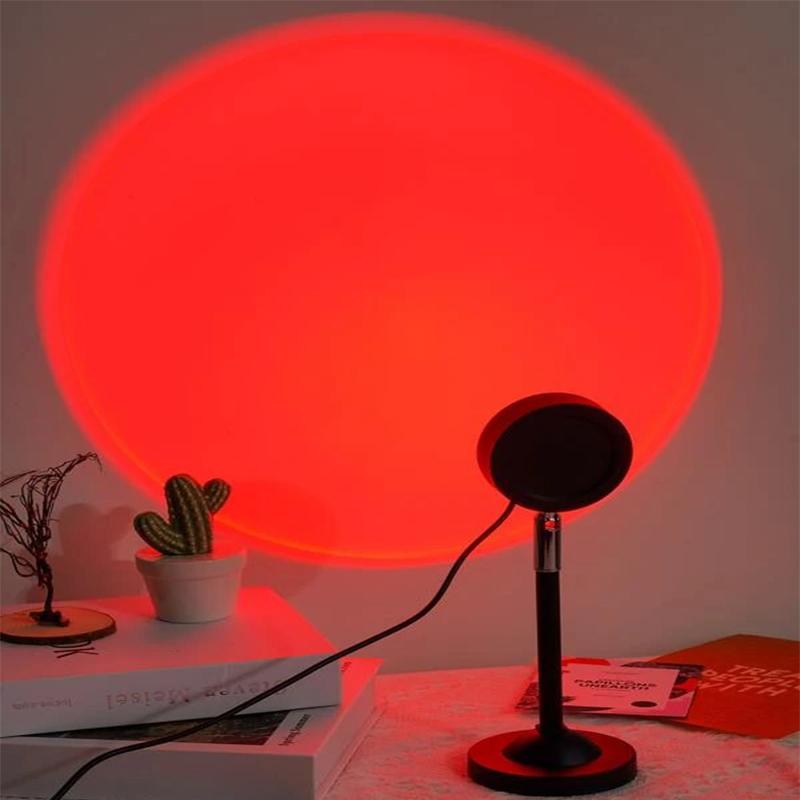 Sunset Light PROJECTOR USB 16 Color Changing Projector Floor lamp Night Light 360 Degrees Rotating  Decoration Decoration