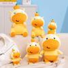 Cute Capybara Lululu Plush Emoji Keychain Doll