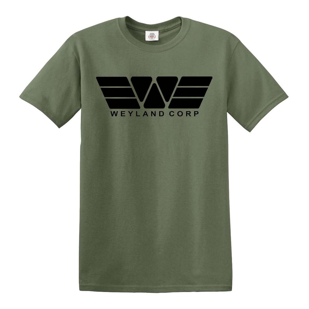 

НОВЫЙ Футболка Weyland Corp Вдохновленная фильмом НЛО Пришельцы Научная фантастика Подарок для него Папы Унисекс Футболка L