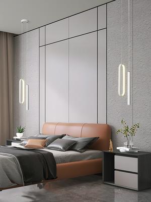 Lustră Nordică Minimalistă LED Candelabru Lămpi Suspendate Living Dormitor Noptieră Lămpi Linie Lungă corp de iluminat suspensie Lămpi de Casă