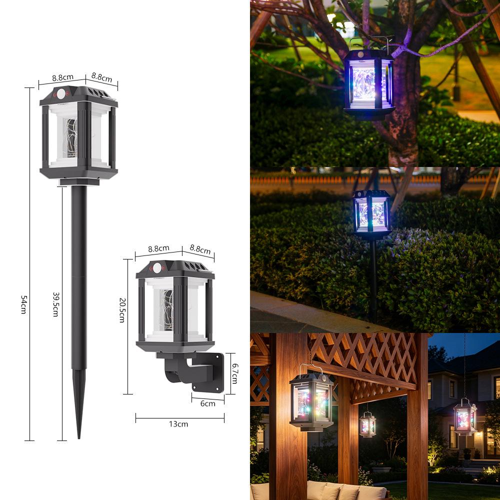 Solar Rainproof Motion Sensor Lawn LED Garden Light for Landscape & Pathway Solar Landscape Light