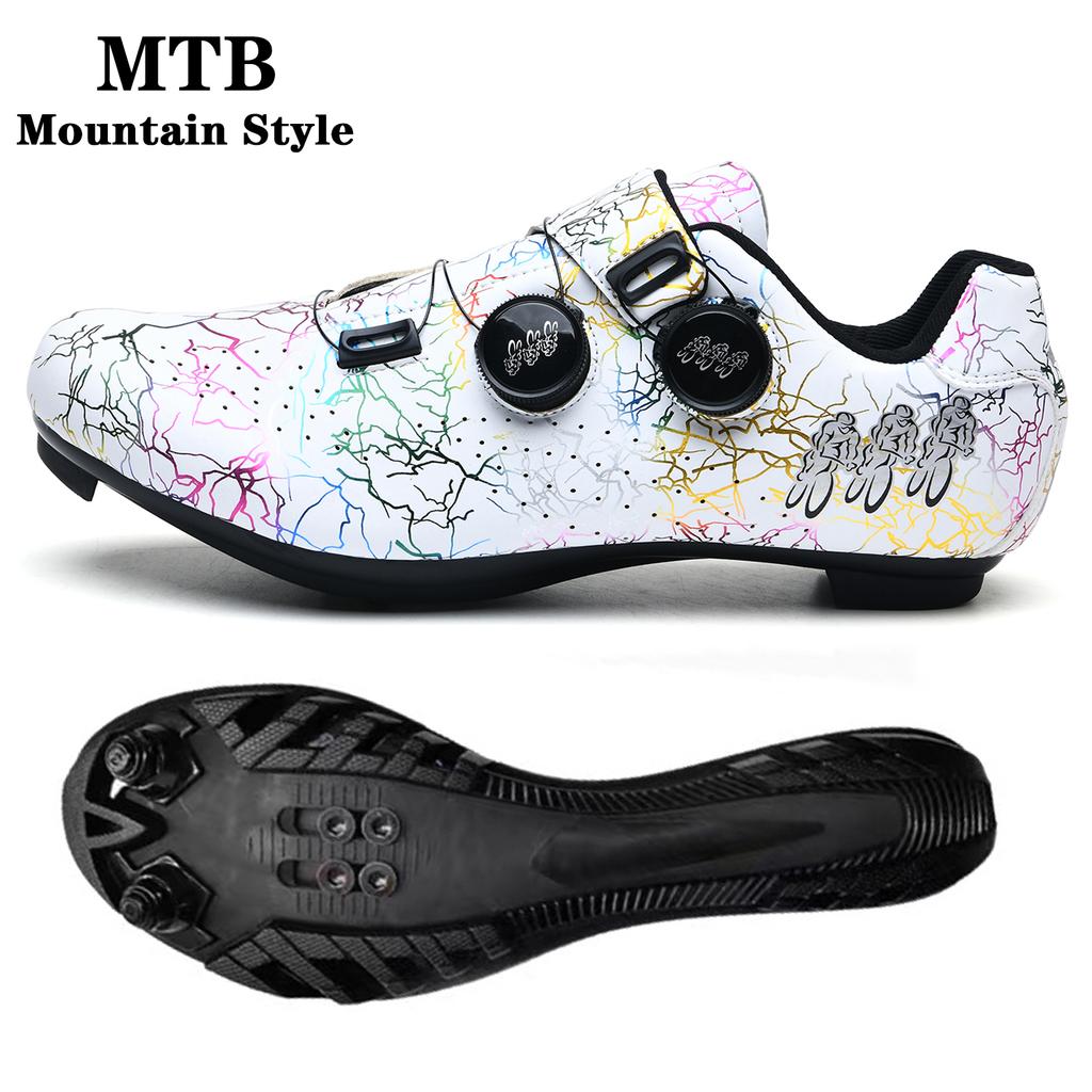 CC chengta Radschuhe Herren Rennrad Selbstsichernd Radschuhe Outdoor MTB Mountainbike Schuhe SPD Rennrad Sportschuhe