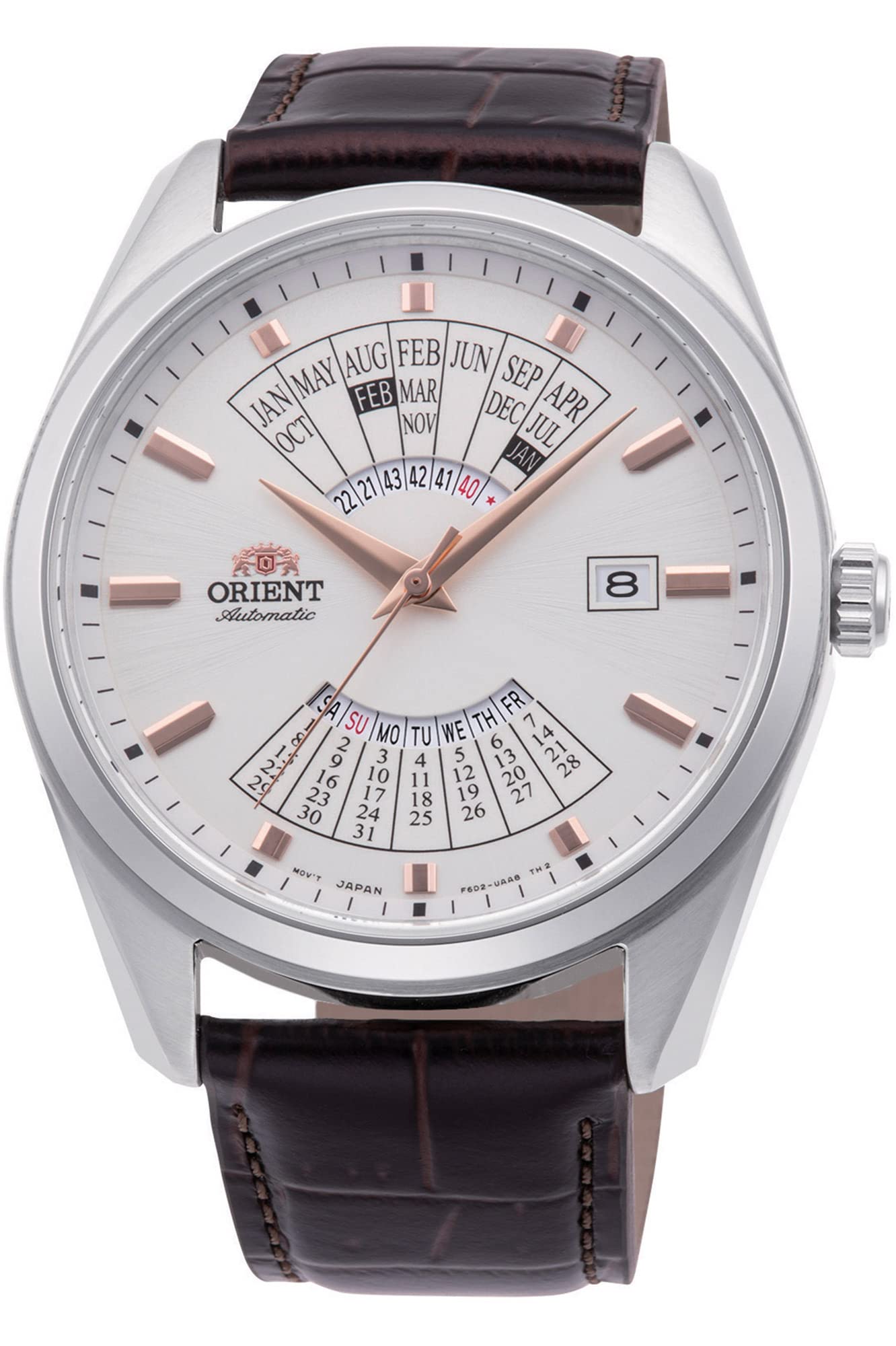 

[Orient] Automatic Watch Multi-Year Calendar ORIENT Contemporary RA-BA0005S10B Men s Brown