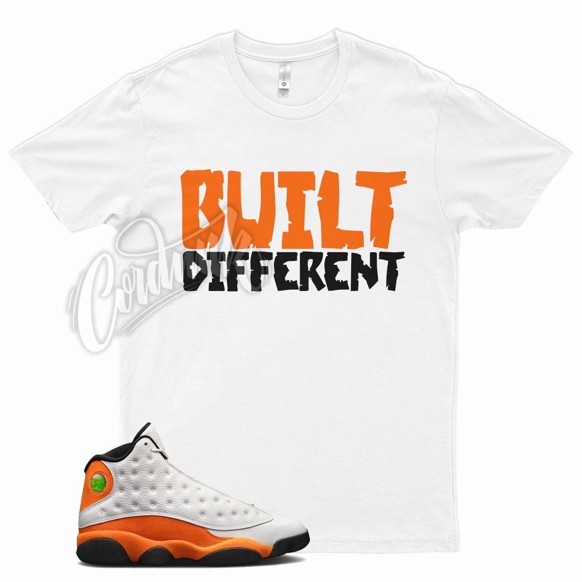 Wht BUILT DIFF T Shirt for J1 13 Starfish Orange Black Shattered Backboard 1 3XL