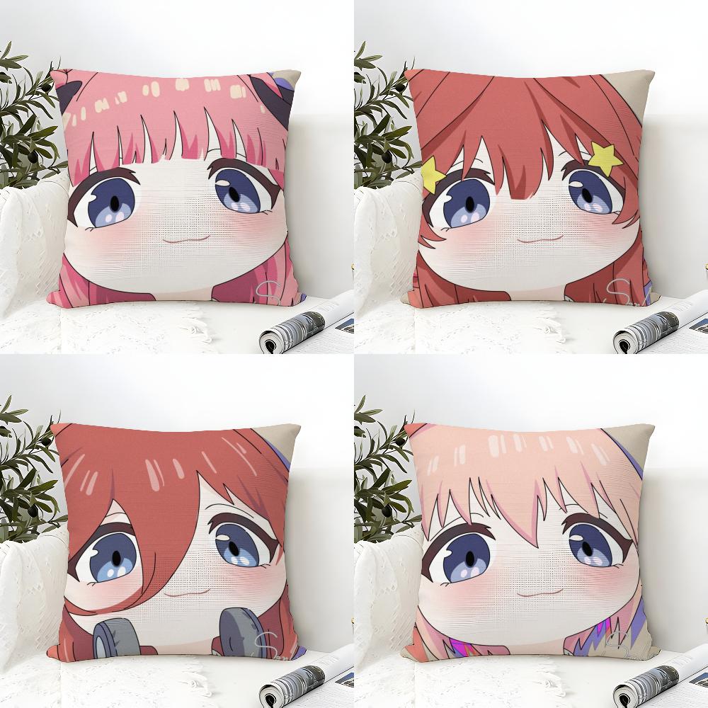 The Quintessential Quintuplets Pillow Case Home Living Room Decoration Linen Pillow Cases Cushion Cover