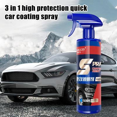 3 In 1 Car Paint Repair Coating Spray High Protection Easily Reparation Paint Scratches Water Spots 500g Waterless Paint
