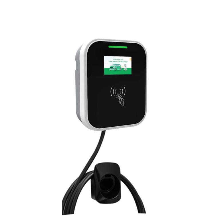 European & American Standard GBT AC Charging Station - Wall-mounted Commercial EV Charger with OCPP