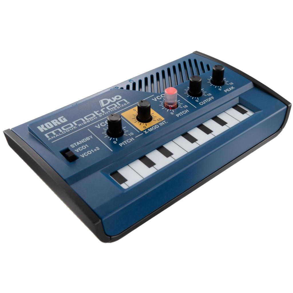 KORG Monotron DUO Analog Simple Ideal for Beginners Speaker Headphone Compatible Compact Size for Use Anywhere Synthesizer Palm-sized / Layout, /
