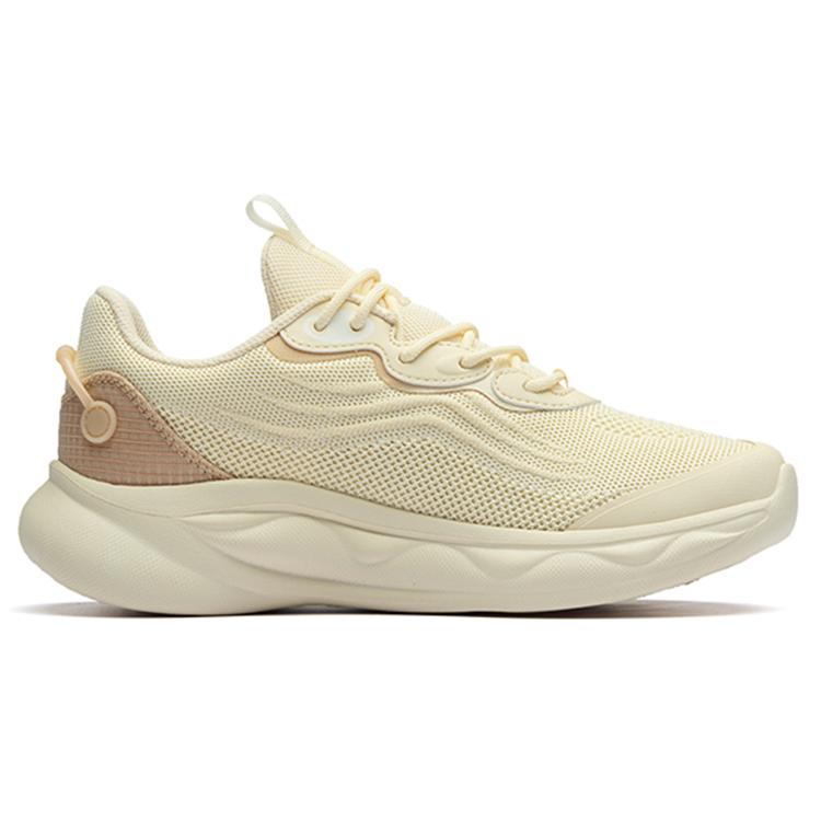 Anta Mianbomb 2 Running Shoes Women's Low Top Oat White/Clay 922225535-5