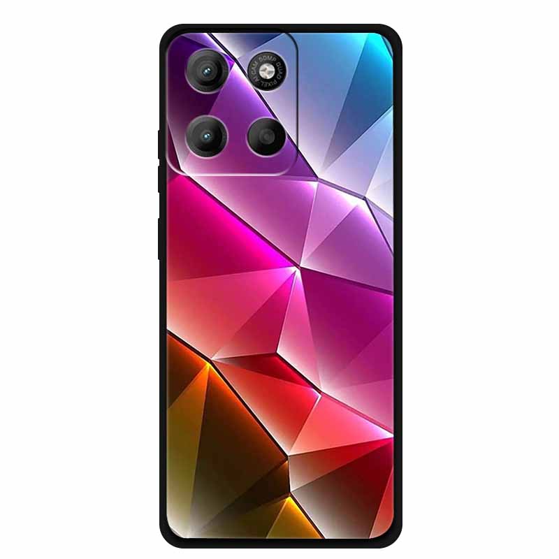 For Motorola Moto G15 4G Case G15Power 2025 New Fashion Black TPU Shockproof Phone Cases For Moto G15 Power Etui Fundas MotoG15