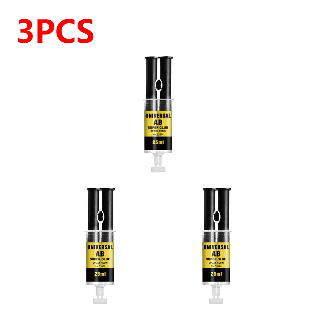 1/2/3PCS Epoxy Resin AB Glue Office 2 Minutes Curing Firm Long-lasting Reliable Epoxy Resin Strong Glue Adhesive Super Liquid