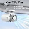Car Clip Fan Mini Portable Outdoor Clip Umbrella Fan 199 Speed Waist Clip Electric fan 360° USB Rechargeable Desktop Cooling fan
