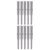 10Pcs Screwdriver Bits Hex Socket Strong Magnetic Tip S2 Alloy Steel Electrician Tool