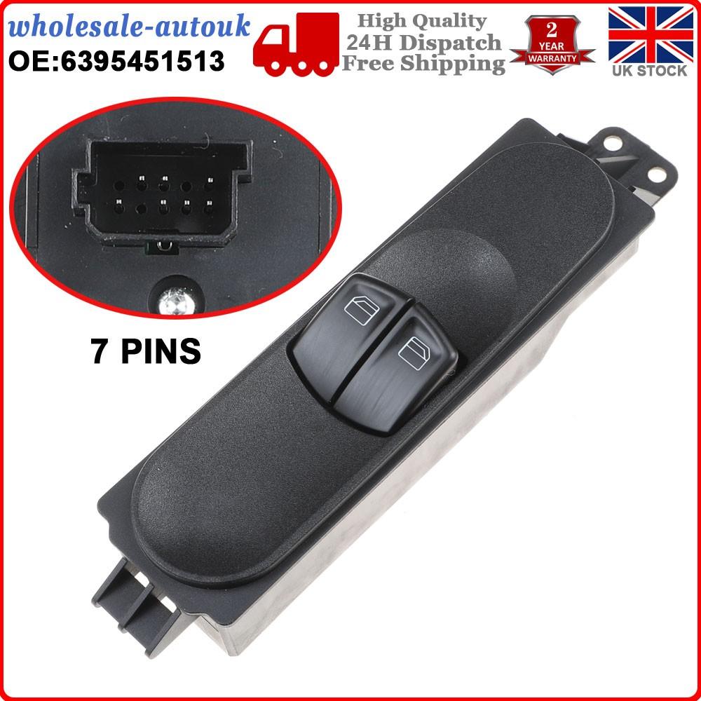 7Pin Electric Window Switch Button For Mercedes-Benz VIANO VITO W639 Driver Side