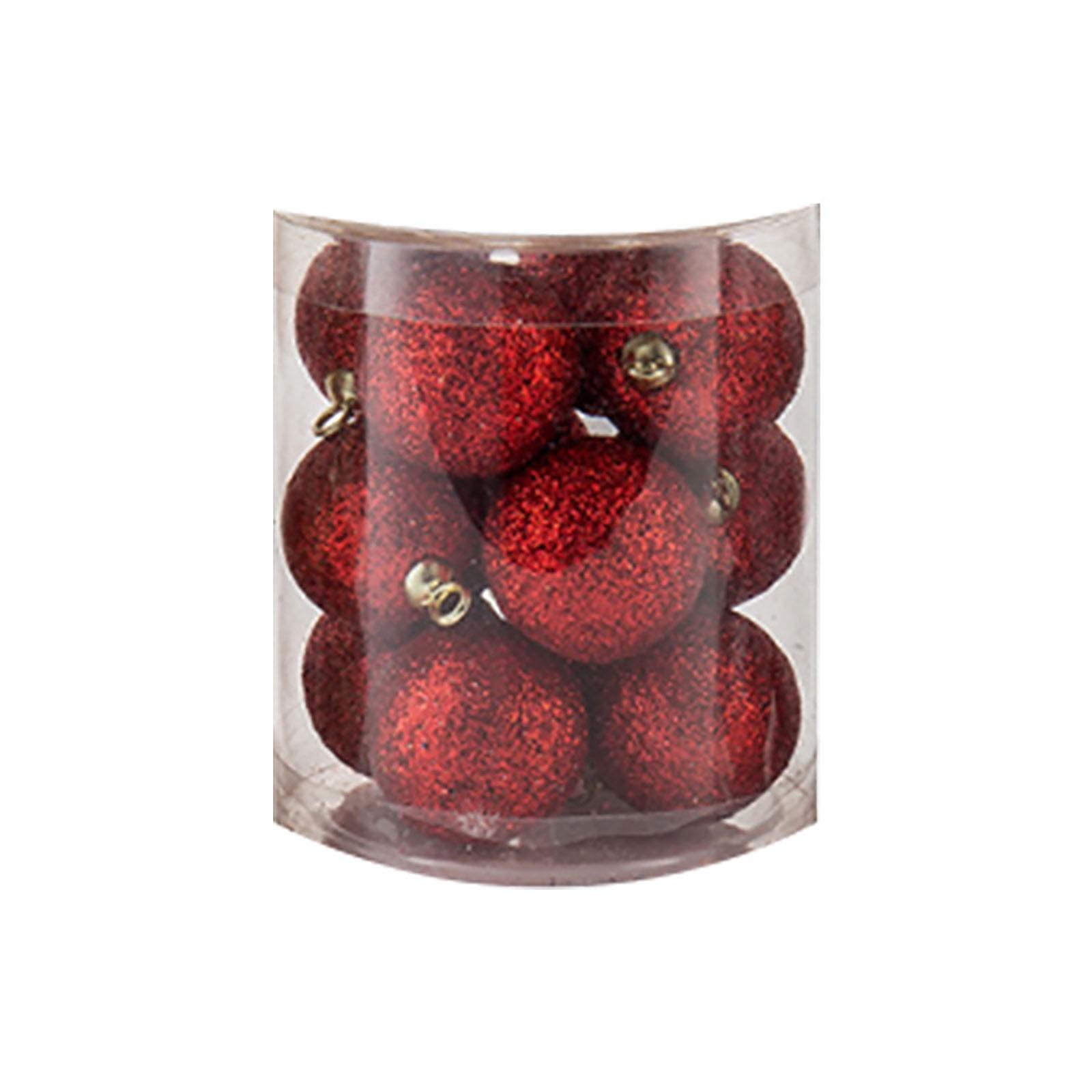 

Рождественские украшения 12 шт. рождественские шары безделушки для вечеринок елочные украшения подвесные украшения декоры One Size красный