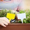 Waterproof T-shaped Plastic Plant Labels Garden Tags Nursery Plant Markers Name Tags for Flower Pots Bonsai Gardening Accessories