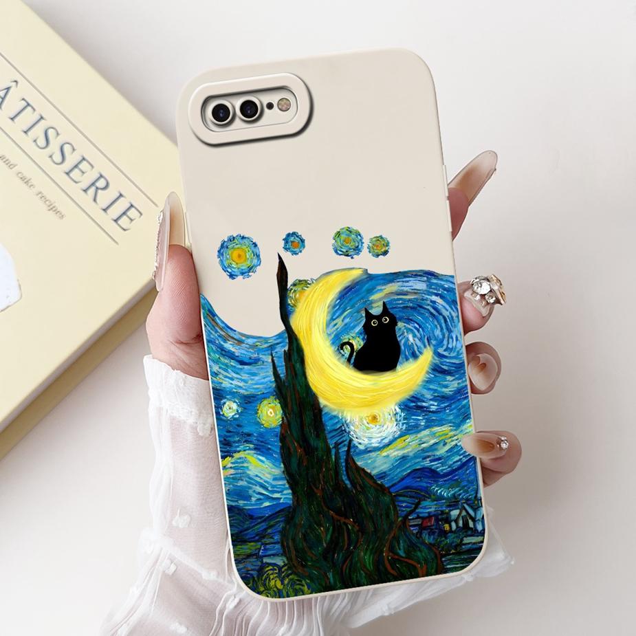 For Apple iPhone 7 Plus Case iPhone8 Plus Luxury Candy Painted Cover Shockproof Phone Case For iPhone 8 iPhone7 Plus Soft Fundas