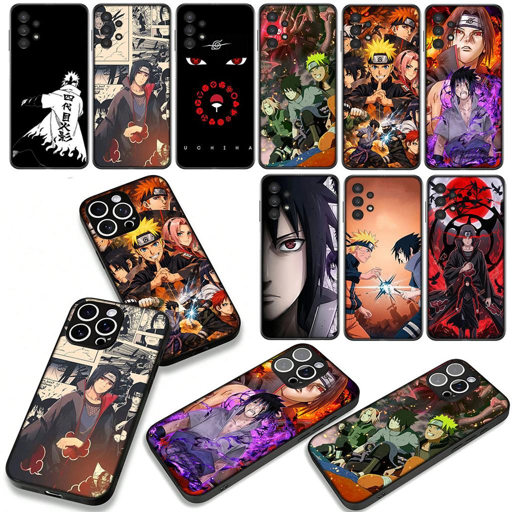 Sasuke Itachi Narutos Uchiha Akatsuki Case for Samsung Galaxy S25 S23 S22 S24 FE Ultra Plus A56 A05 A06 A15 A16 A57 S7 Edge