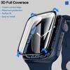 1 cover + 3 Hydrogel Screen Protectors Protector Film For Apple Watch Ultra 44mm 45mm 40mm 41mm 38mm  49mm 42mm 46MM
