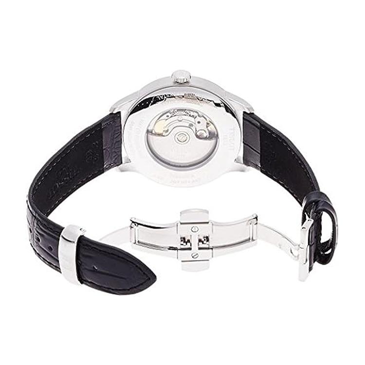 TISSOT Tourelles Collection Mechanical Movement Men's Watches Watch 42mm Black Dial Stainless Steel Case T099.407.16.447.00