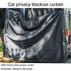 Camper Van Rear Door Curtain Car Divider Curtain Accessories Oxford Cloth  Screen Shade Cover for Trips Beach