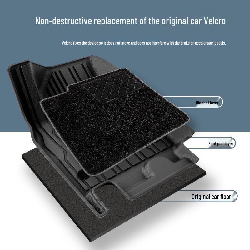 Eco-Friendly TPE Floor, Trunk, and Stain-Resistant Seat Mats for 2023 Buick E5 Models
