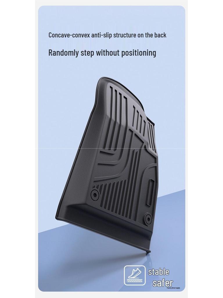 Full Coverage TPE Car Floor Mats for A4L, Magotan, Q5L, Passat, Camry, Accord, A6, and Tiguan L
