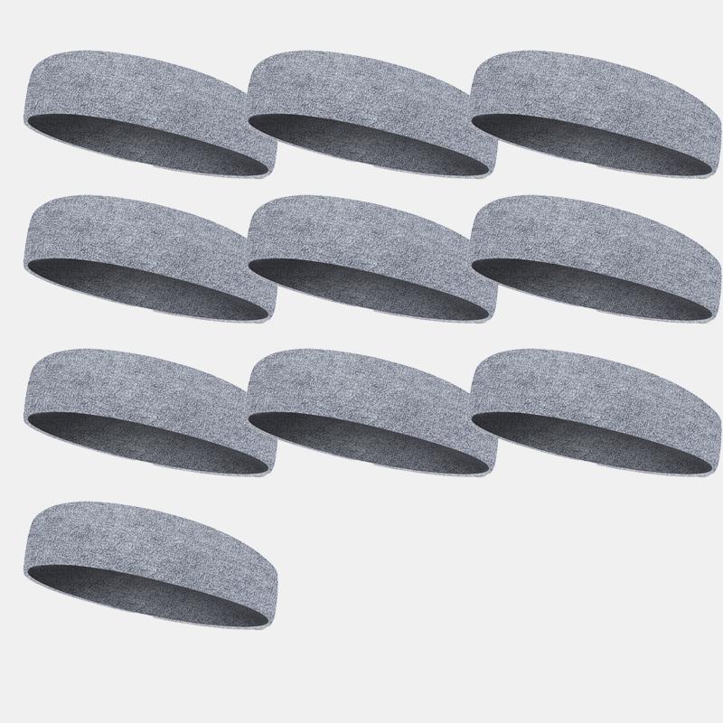 Дышащие спортивные повязки на голову - 10 шт. One Size