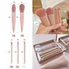 Travel Makeup Set with Mirror Five Soft Bristles Makeup Brush Set with Mirror 5 In 1 Beauty Makeup Tools Foundation Eyeliner Brush Eye Shadow Brush
