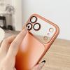 Luxury Plating AG Matte Glass Back Phone Case For iPhone 14 15 16 17 Pro Max Full Lens Camera Protection Shockproof Hard Cover