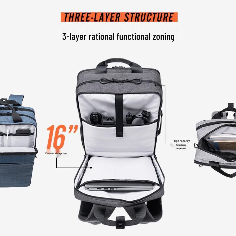 Sanwa Supply BAG-BPC9GY Business Casual Laptop Backpack