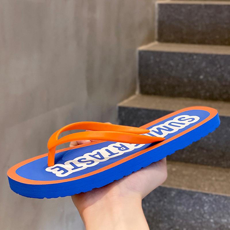 

Fashion 2025 Summer Women s Pastel Flip Flops Non-Slip Toe Post Beach Sandals Candy-Colored Casual Slides for Vacation & Seaside Outfits 35-36