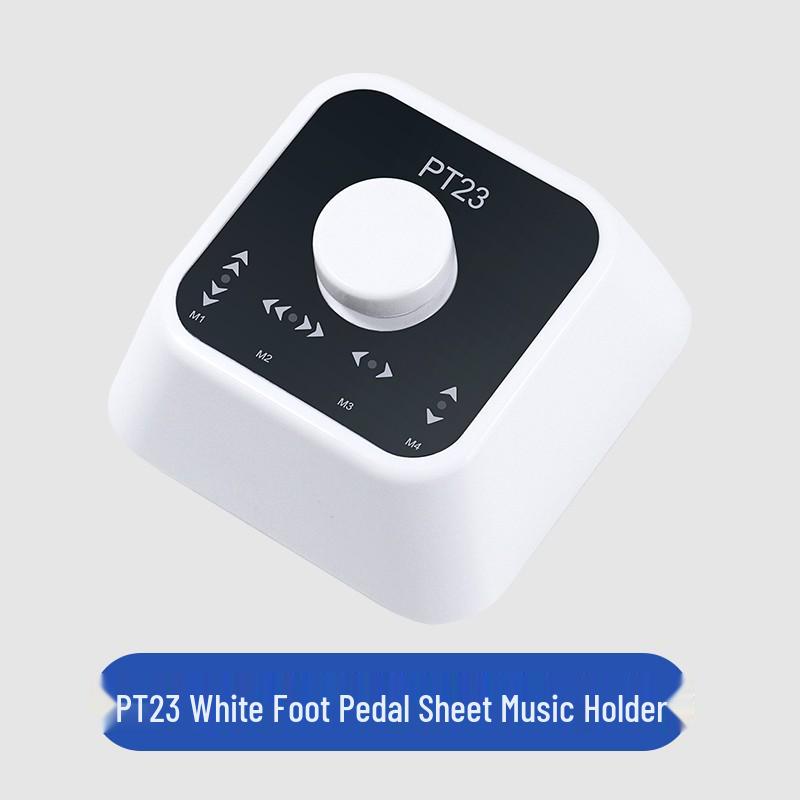 Bluetooth Wireless Sheet Music Pedal for Guitar, Piano, Mobile, iPad - Automatic Page Turner