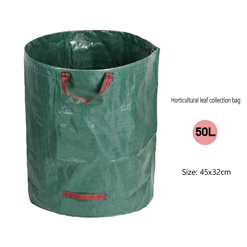 

Сверхпрочные полипропиленовые мешки для садового мусора, большой вместимости, многоразовые, с ручками из промышленной ткани для органайзера для растений и травы