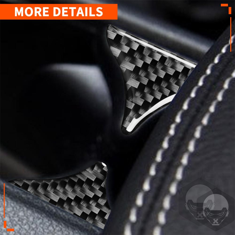 

For Mercedes-Benz CLA C117 2014 2015 2016 2017 2018 Center Armrest Box Cup Holder Isolation Sticker Cover Trim Carbon Fiber