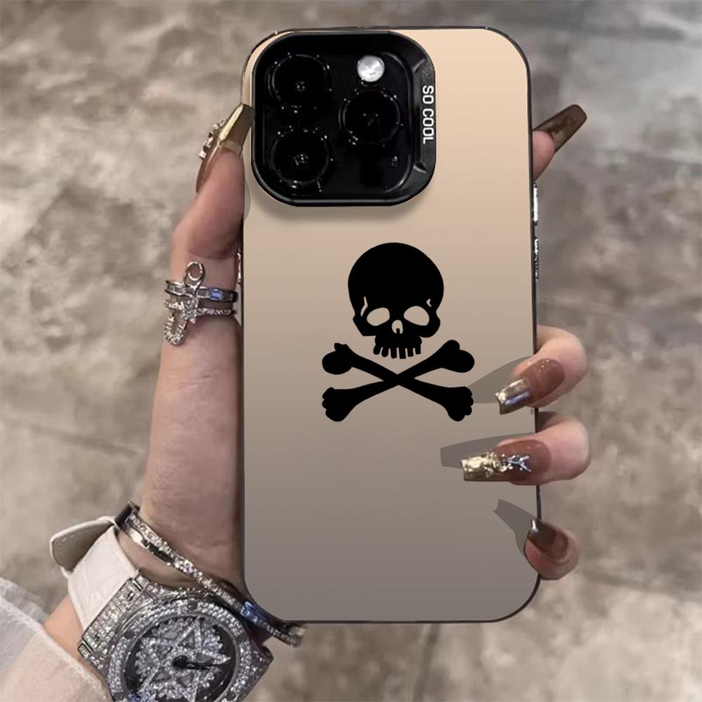 Personality Cool Fashion Phone Case For iPhone 17 Pro Max 17e 16e 15 17 Air 14 13 12 11 Pro Max 8 Plus X IMD Shockproof Cover